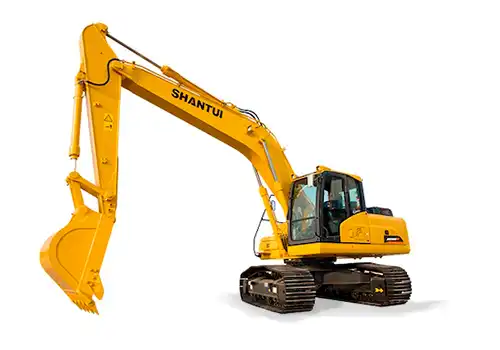 Shantui excavadora SE205W_Op Talleres Mecanicos Las excavadoras Shantui están diseñadas para excavar, levantar y mover con facilidad grandes cantidades de tierra, rocas y otros materiales. Con sus sistemas hidráulicos y diversos implementos, las excavadoras pueden realizar una amplia gama de tareas, como cavar zanjas, demoler estructuras y cargar materiales pesados. Op Talleres Mecánicos distribuidor en Asturias de Shantui.